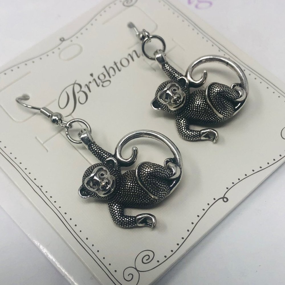 Brighton monkeying around custom earrings  nwot